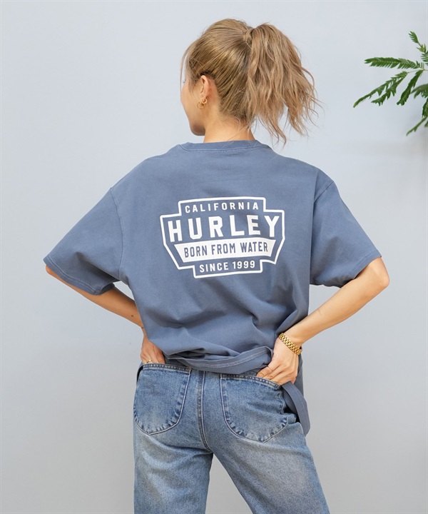 Hurley ハーレー 半袖 Tシャツ レディース ロゴ バックプリント BACK EMBLEM SHORTSLEEVE TEE WCSS251053