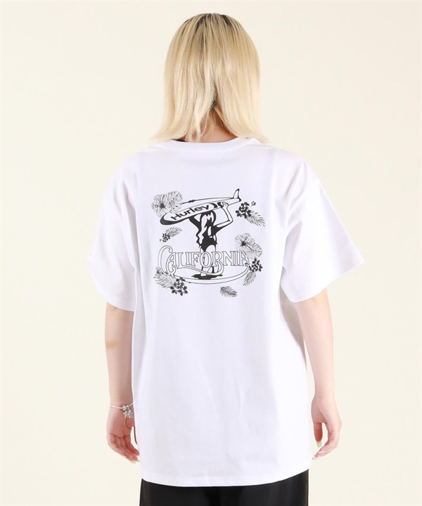 Hurley ハーレー 半袖 Tシャツ レディース バックプリント カリフォルニア サーフ ガール ショートスリーブティー WCSS251054