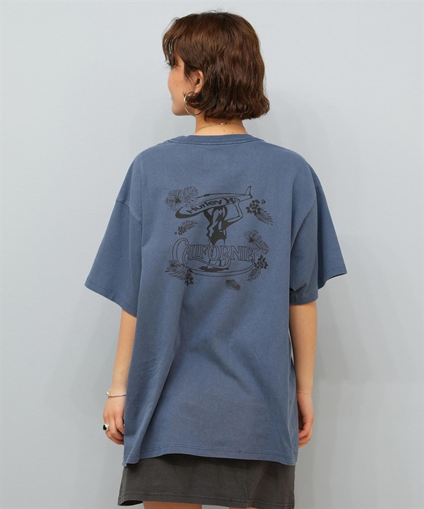 Hurley ハーレー 半袖 Tシャツ レディース バックプリント カリフォルニア サーフ ガール ショートスリーブティー WCSS251054