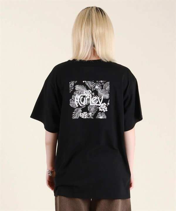 Hurley ハーレー 半袖 Tシャツ レディース バックプリント ハイビスカス ボックスロゴ ショートスリーブティー WCSS251055