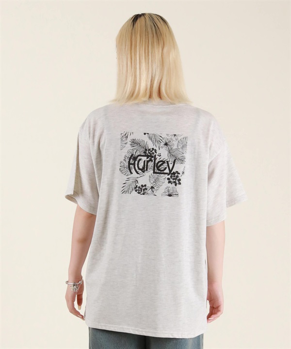 Hurley ハーレー 半袖 Tシャツ レディース バックプリント ハイビスカス ボックスロゴ ショートスリーブティー WCSS251055