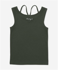 Hurley ハーレー タンクトップ レディース シンプル ロゴ RIB STRING TANK WCTT251058(TME-FREE)