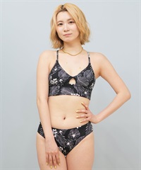 Hurley ハーレー 水着 レディース  リブ素材 RIB CROSS BACK SET WSSW251061(BLKH-S)