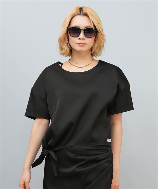 Hurley ハーレー 半袖 Tシャツ レディース ラッシュガード 水陸両用 リボン SIDE RIBBON SHORTSLEEVE TEE WUSS251019
