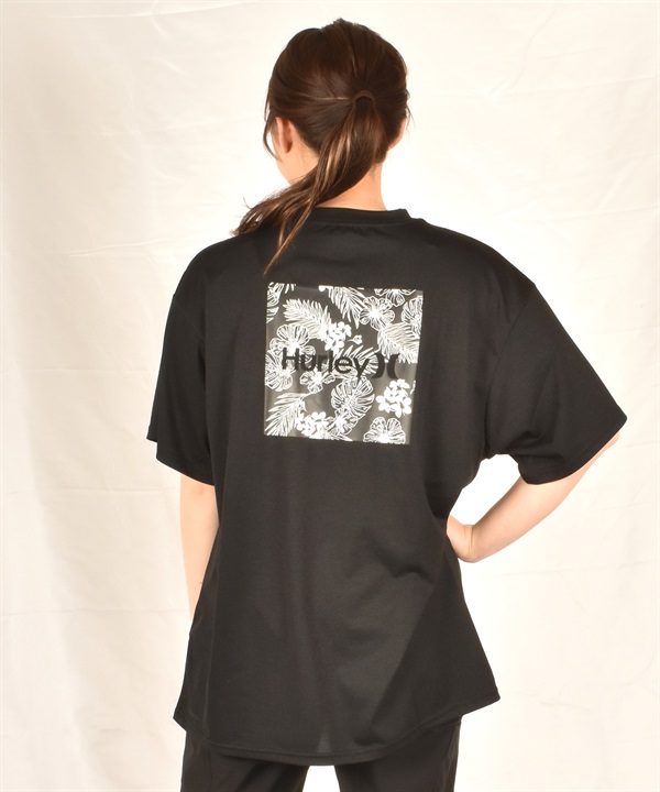 Hurley ハーレー ラッシュガード レディース 半袖 Tシャツ バックプリント 水着 水陸両用 UVカット WASS251040
