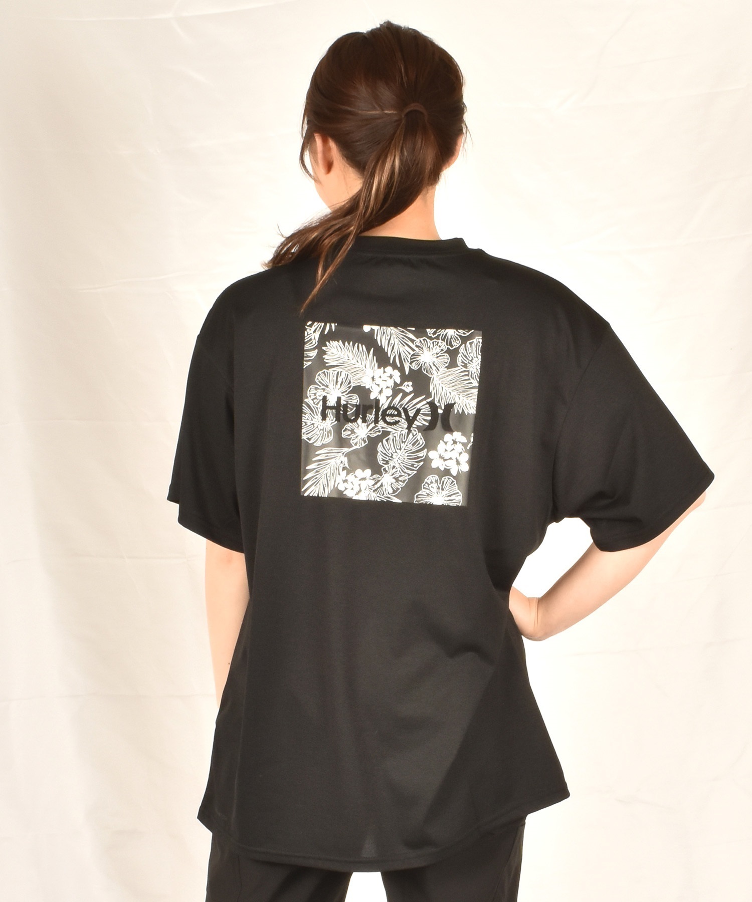 Hurley ハーレー ラッシュガード 半袖 Tシャツ バックプリント 水着