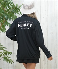 Hurley ハーレー 水着 ラッシュガード ジップアップ レディース バックプリント 水陸両用 吸汗速乾 UVカット WSRG251008