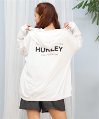 Hurley ハーレー 水着 ラッシュガード ジップアップ パーカー レディース バックプリント 水陸両用 吸汗速乾 UVカット WSRG251009