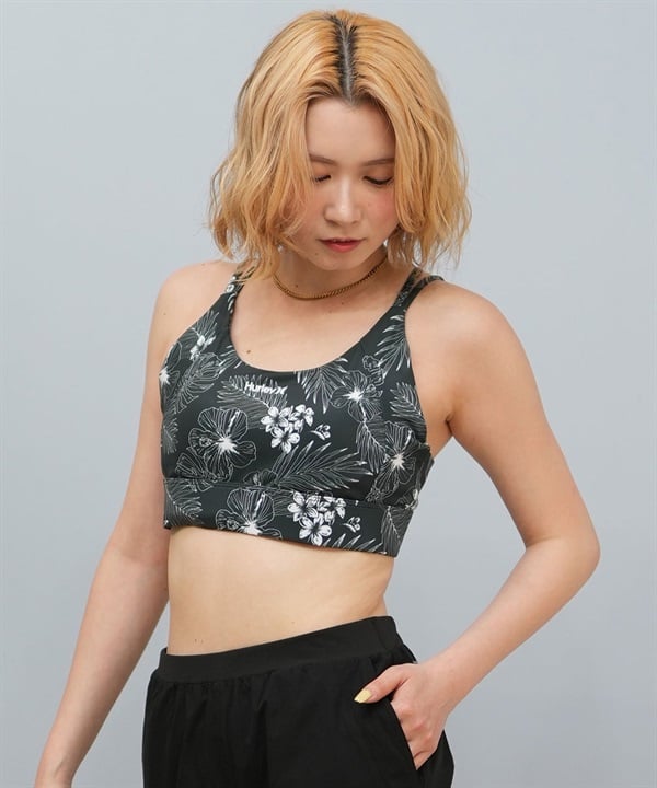 Hurley ハーレー 水着 レディース フィットネス トレーニングウェア スポーツブラ 水陸両用 UVカット WASB251052