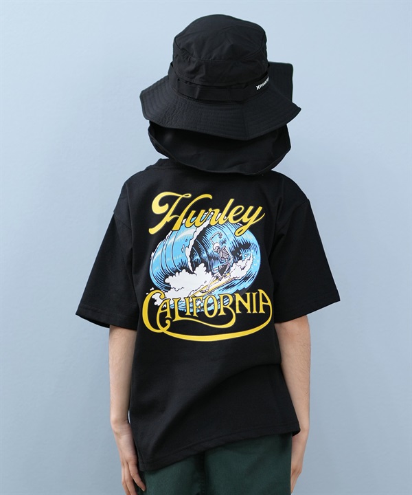 Hurley ハーレー 半袖 Tシャツ キッズ ジュニア バックプリント SKULL RIDER OVRSZD SS TEE BCSS251088