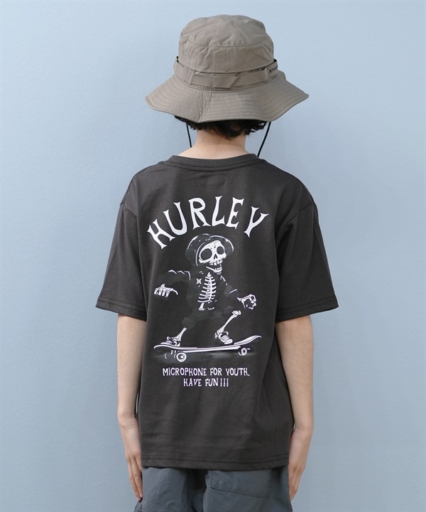 Hurley ハーレー 半袖 Tシャツ キッズ ジュニア バックプリント SKULL SKATER OVS SS TEE BCSS251089