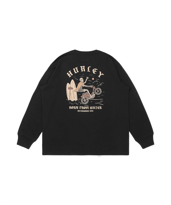 Hurley ハーレー 長袖 Tシャツ キッズ ジュニア ロンT SWEAT MOTOR RIDER BCLS252105