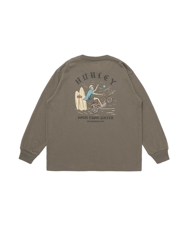 Hurley ハーレー 長袖 Tシャツ キッズ ジュニア ロンT SWEAT MOTOR RIDER BCLS252105