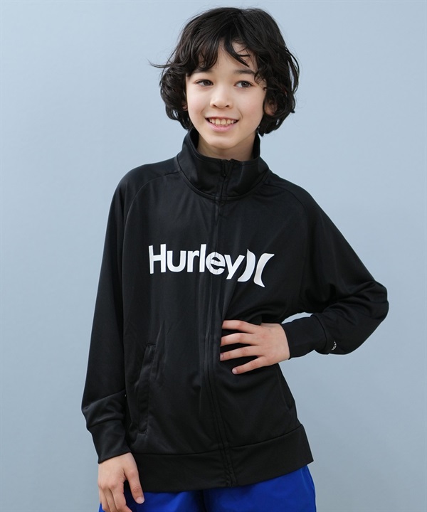 Hurley ハーレー 水着 ラッシュガード 長袖 Tシャツ ロンT キッズ ジュニア 子供 UVカット 吸水速乾 PTM RASH OAO FZ JACKET BSRG251091