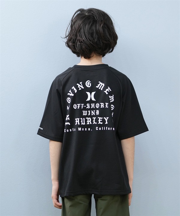 Hurley ハーレー 水着 ラッシュガード 半袖 Tシャツ キッズ  PTM OE LOGO OVRSZD SS TEE BUSS251093