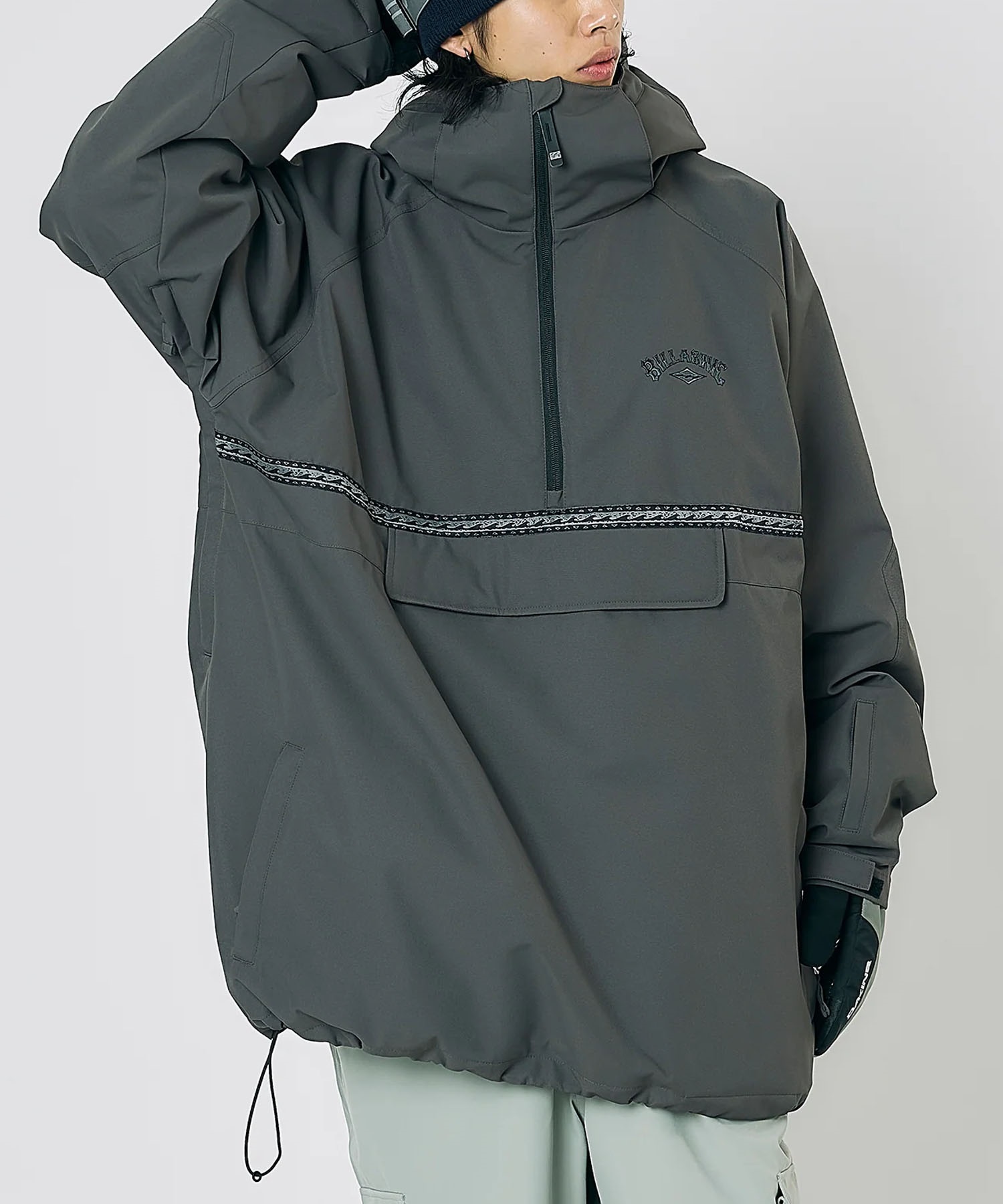 【値下げ】BILLABONG スノーボードウェア M グレー BILLABONG ビラボン スノーボード ウェア ジャケット ユニセックス