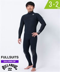 BILLABONG ビラボン GZ WITH ITADAKI 3X2mm BF018-009 ガルウィングジップ メンズ ウェットスーツ フルスーツ ムラサキスポーツ限定