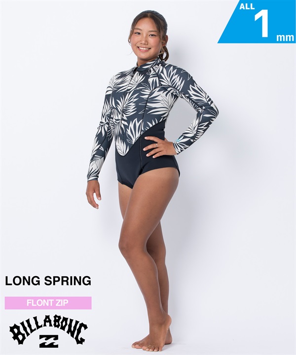 BILLABONG ビラボン NATURAL SALTY DAYZ 1ｍｍ BF018-892 レディース ウェットスーツ スプリング ムラサキスポーツ