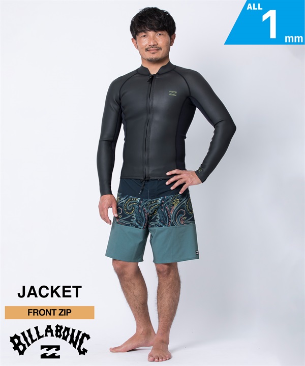 BILLABONG ビラボン ABSOLUTE OG JACKET 1mm BF018-885 メンズ ウェットスーツ ジャケット ムラサキスポーツ