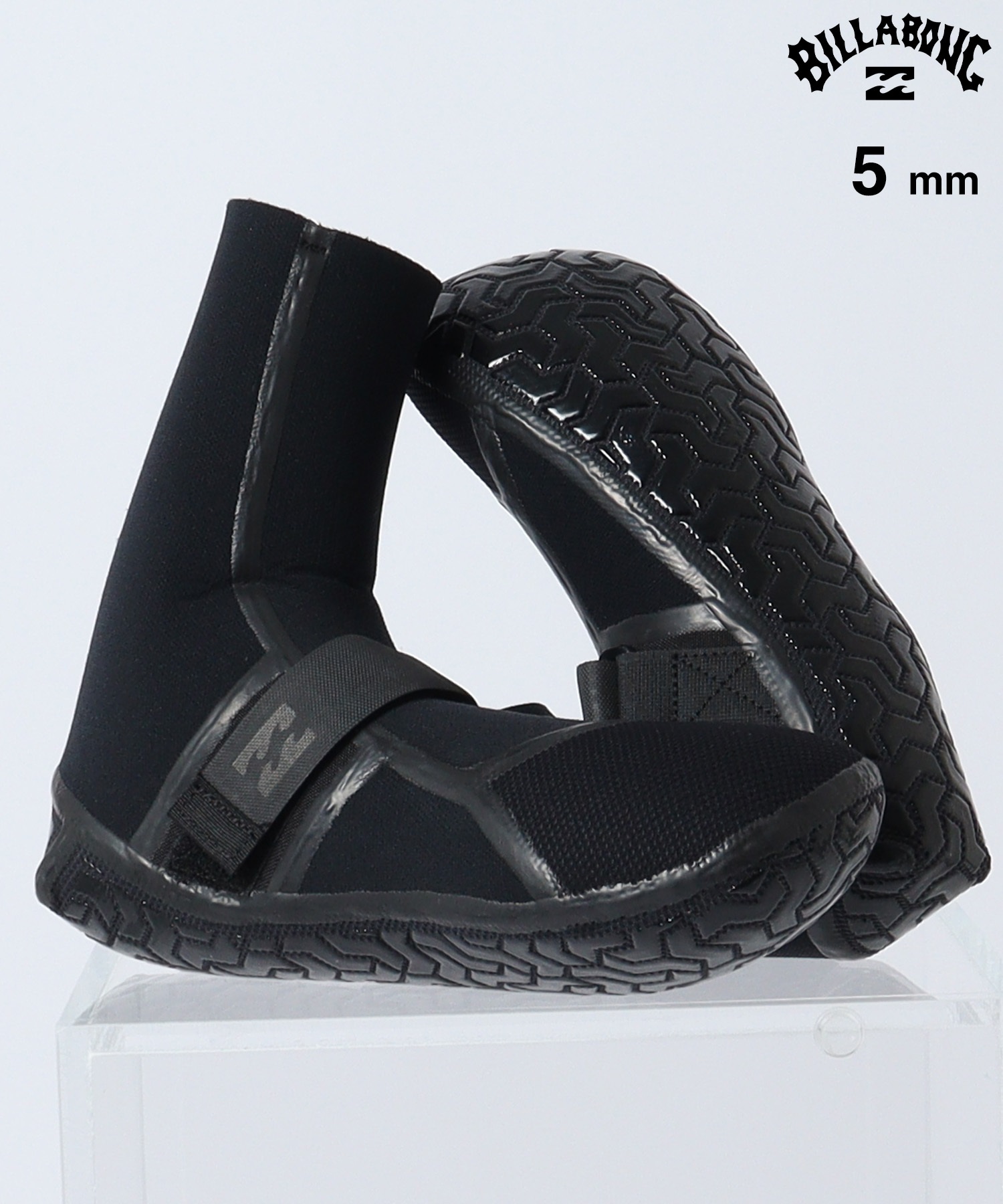 BILLABONG ビラボン BT ATHLETE ROUNDTOE 5mm サーフィン サーフブーツ 冬用 ムラサキスポーツ(BLK-24cm)