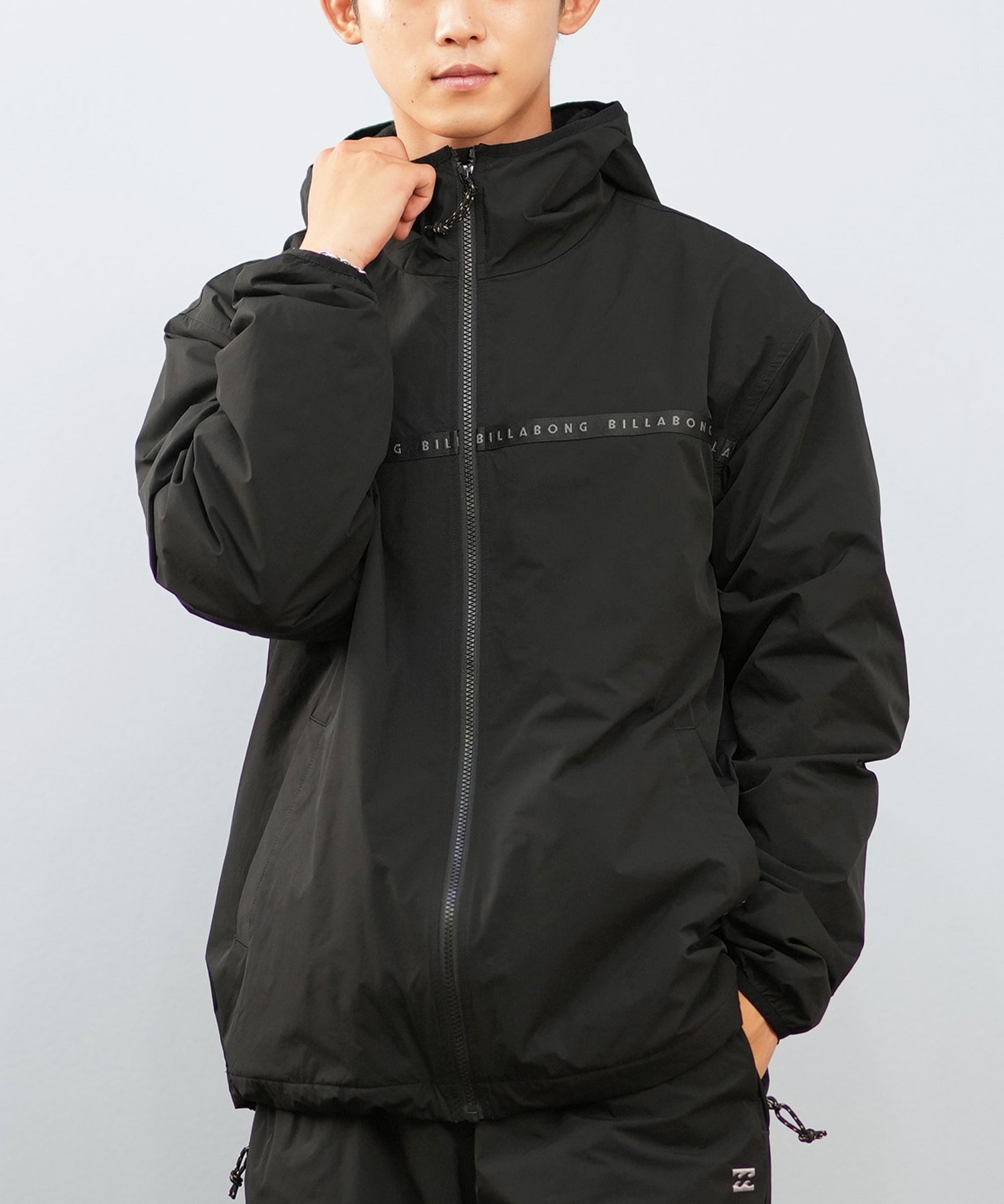 BILLABONG ビラボン アウター メンズ 軽量 保温 THERMO MESH サーモメッシュ ジャケット セットアップ対応 BF012-015(BLK-M)