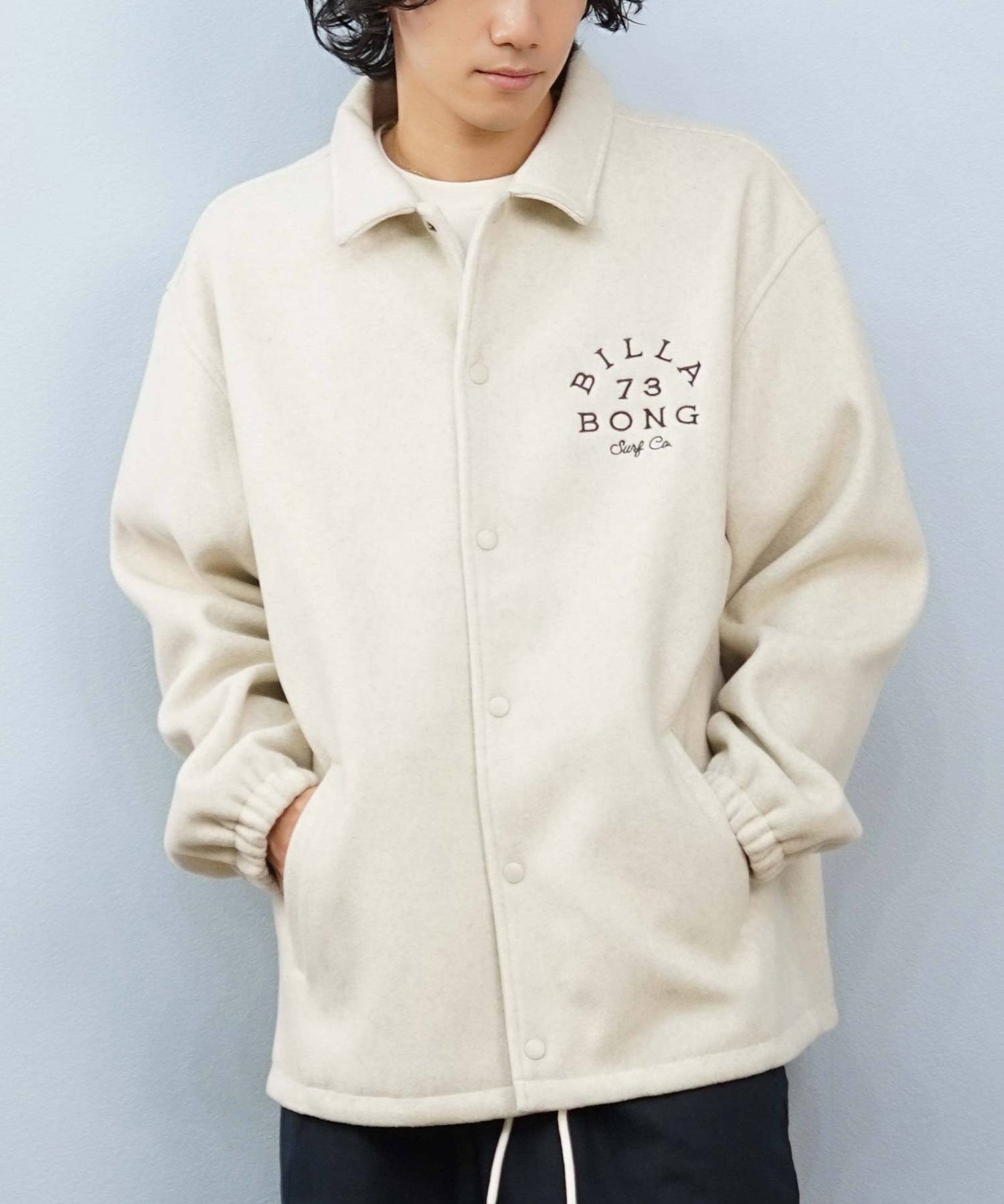 BILLABONG ビラボン アウター コーチジャケット メンズ メルトン生地