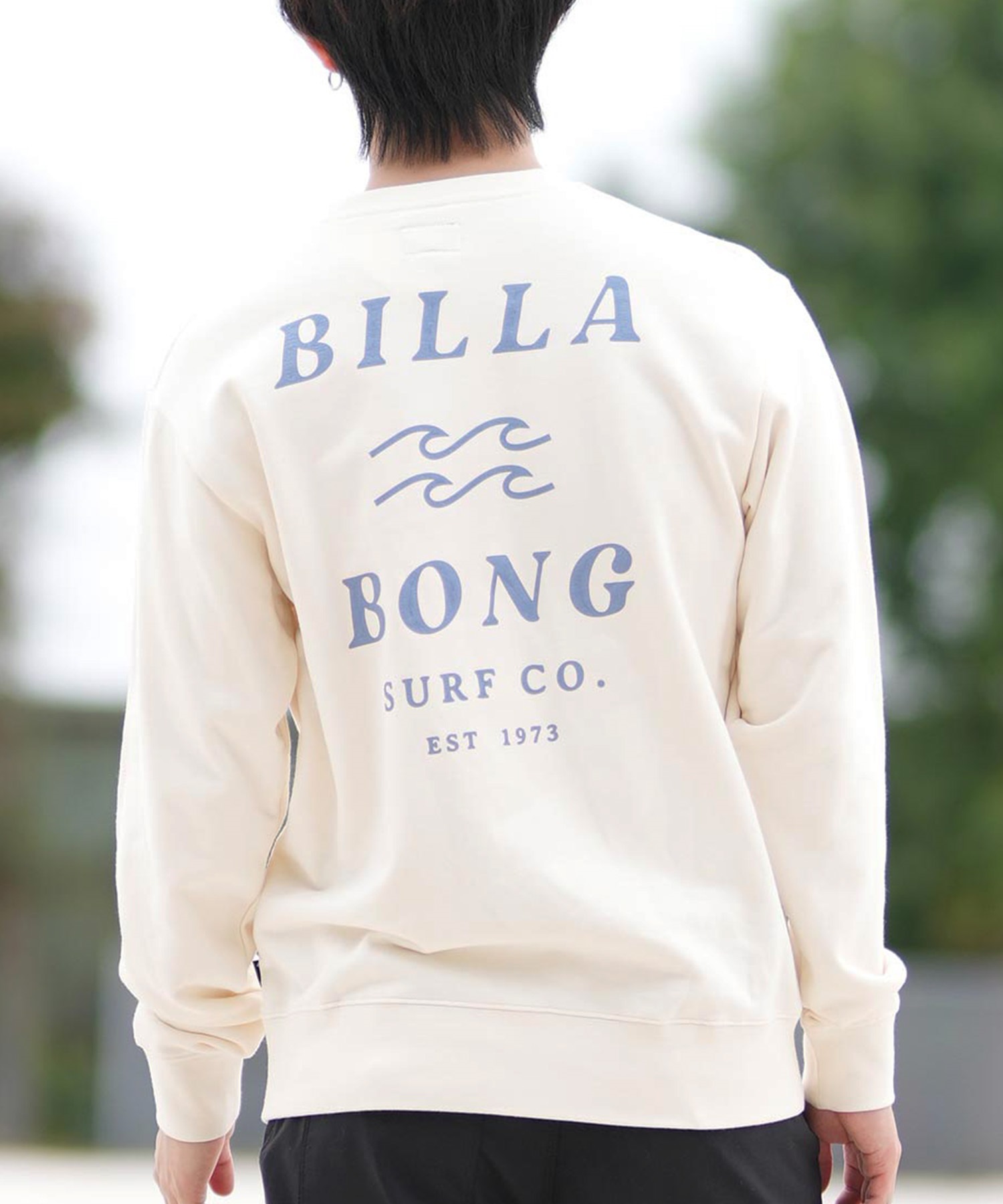 BILLABONG ビラボン トレーナー メンズ クルーネック スウェット バックプリント BF011-001(WWT-M)