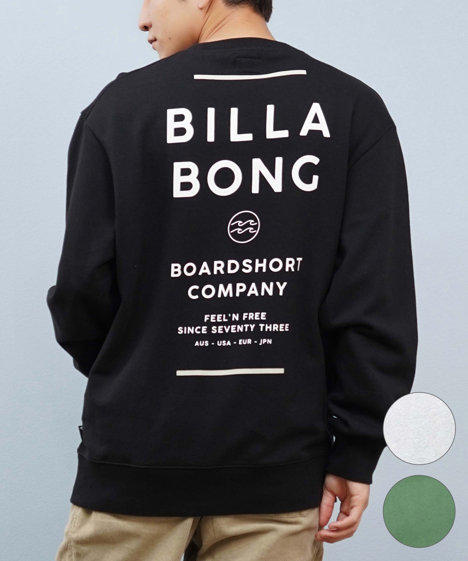 BILLABONG ビラボン トレーナー スウェット メンズ クルーネック ロゴ