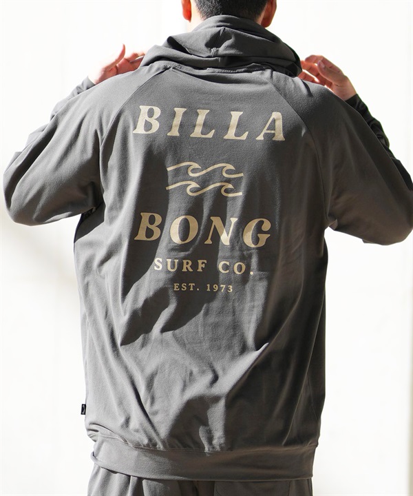 BILLABONG ビラボン パーカー プルオーバー メンズ バックプリント 水陸両用 UVカット セットアップ対応 PEACH SOFTTY PARKA BF011-863