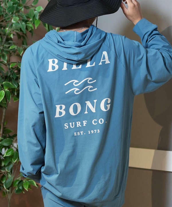 BILLABONG ビラボン パーカー プルオーバー メンズ バックプリント 水陸両用 UVカット セットアップ対応 PEACH SOFTTY PARKA BF011-863