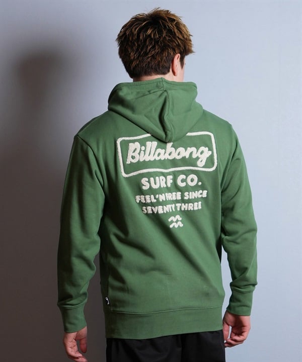 BILLABONG ビラボン プルオーバー パーカー メンズ サガラ刺繍 バックデザイン BF012-007