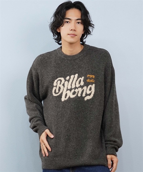 BILLABONG ビラボン ニット セーター メンズ ロゴ CREW NECK セーター BF012-601