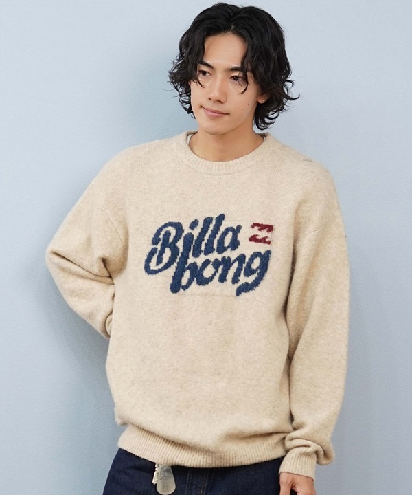 BILLABONG ビラボン ニット セーター メンズ ロゴ CREW NECK セーター BF012-601