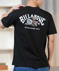 BILLABONG ビラボン 半袖 Tシャツ メンズ バックプリント レギュラーフィット THEME ARCH BF011-202(BLK-M)