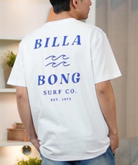 BILLABONG ビラボン 半袖 Tシャツ メンズ バックプリント レギュラーフィット ONE TIME BF011-203(WTB-S)