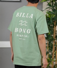 BILLABONG ビラボン 半袖 Tシャツ メンズ バックプリント レギュラーフィット ONE TIME BF011-203(BAS-S)