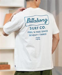 BILLABONG ビラボン 半袖 Tシャツ メンズ バックプリント オーバーサイズ SIGN BF011-209(CRM-M)