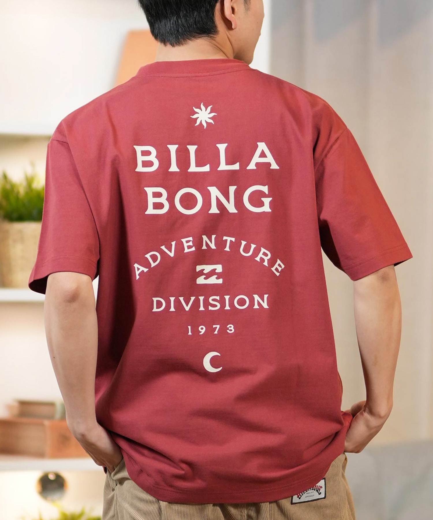 BILLABONG ビラボン 半袖 Tシャツ メンズ バックプリント ストレッチ オーバーサイズ SAHARA BF011-217(DYR-M)