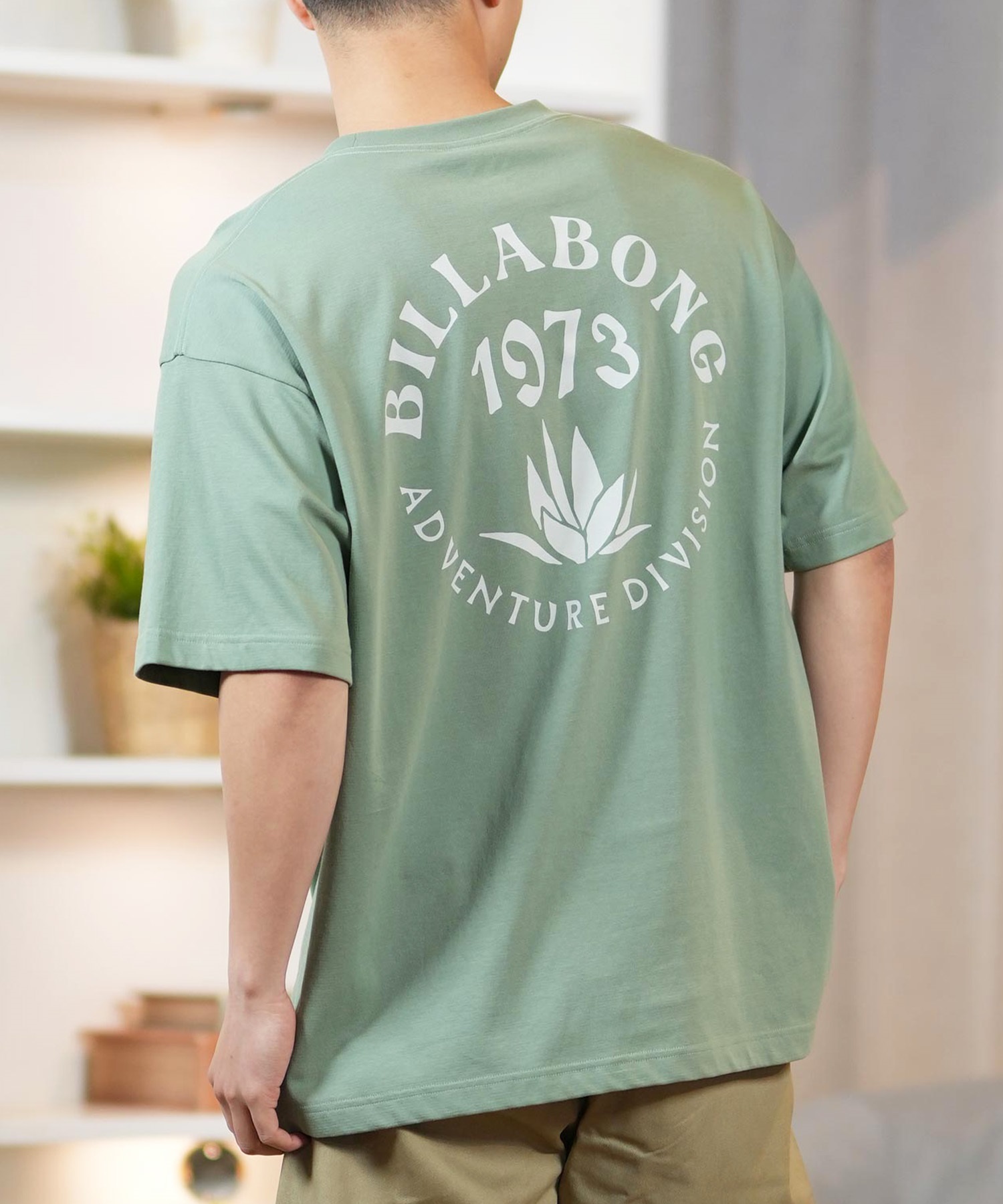 BILLABONG ビラボン 半袖 Tシャツ メンズ バックプリント UV