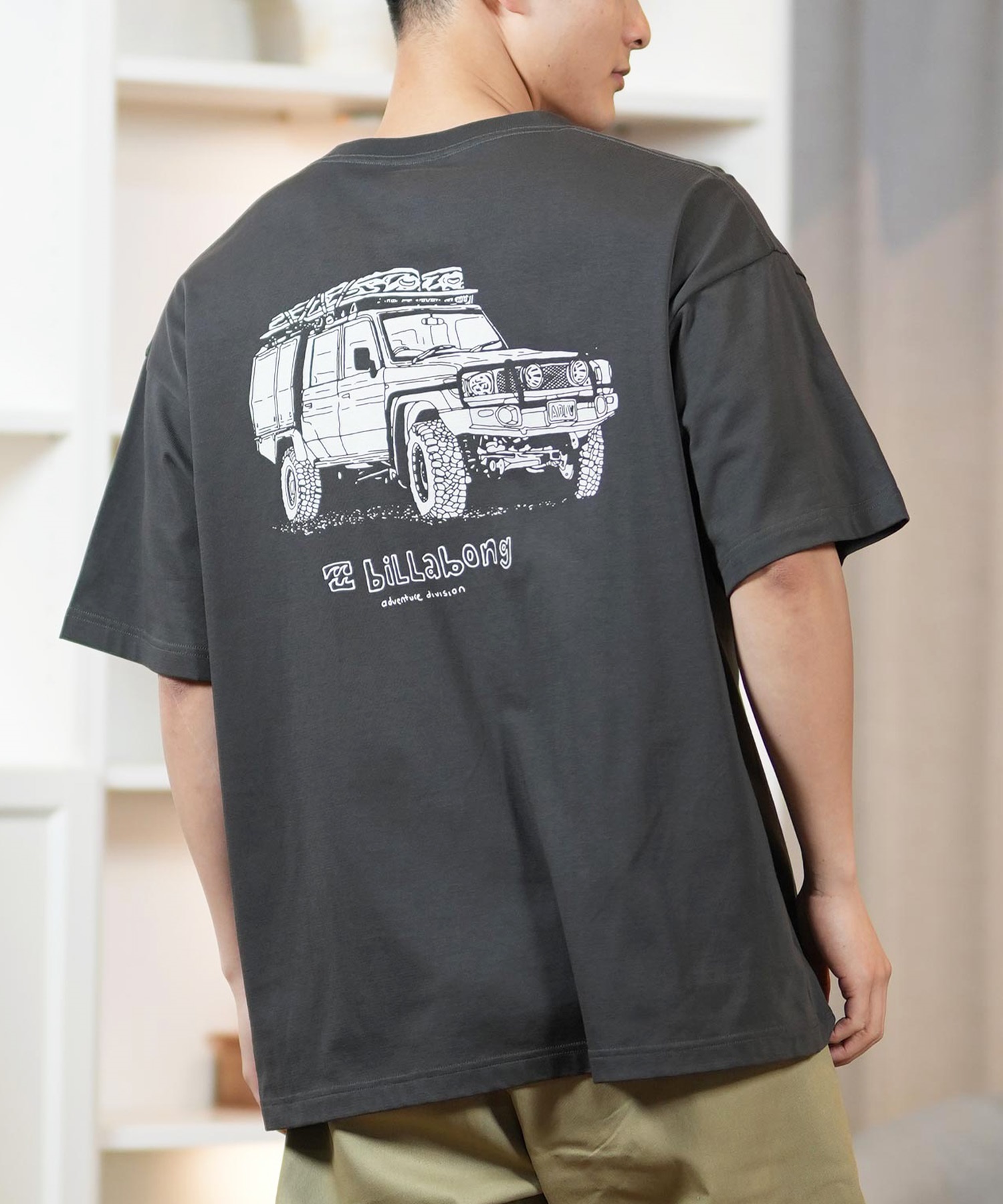 BILLABONG ビラボン 半袖 Tシャツ メンズ バックプリント UVカット