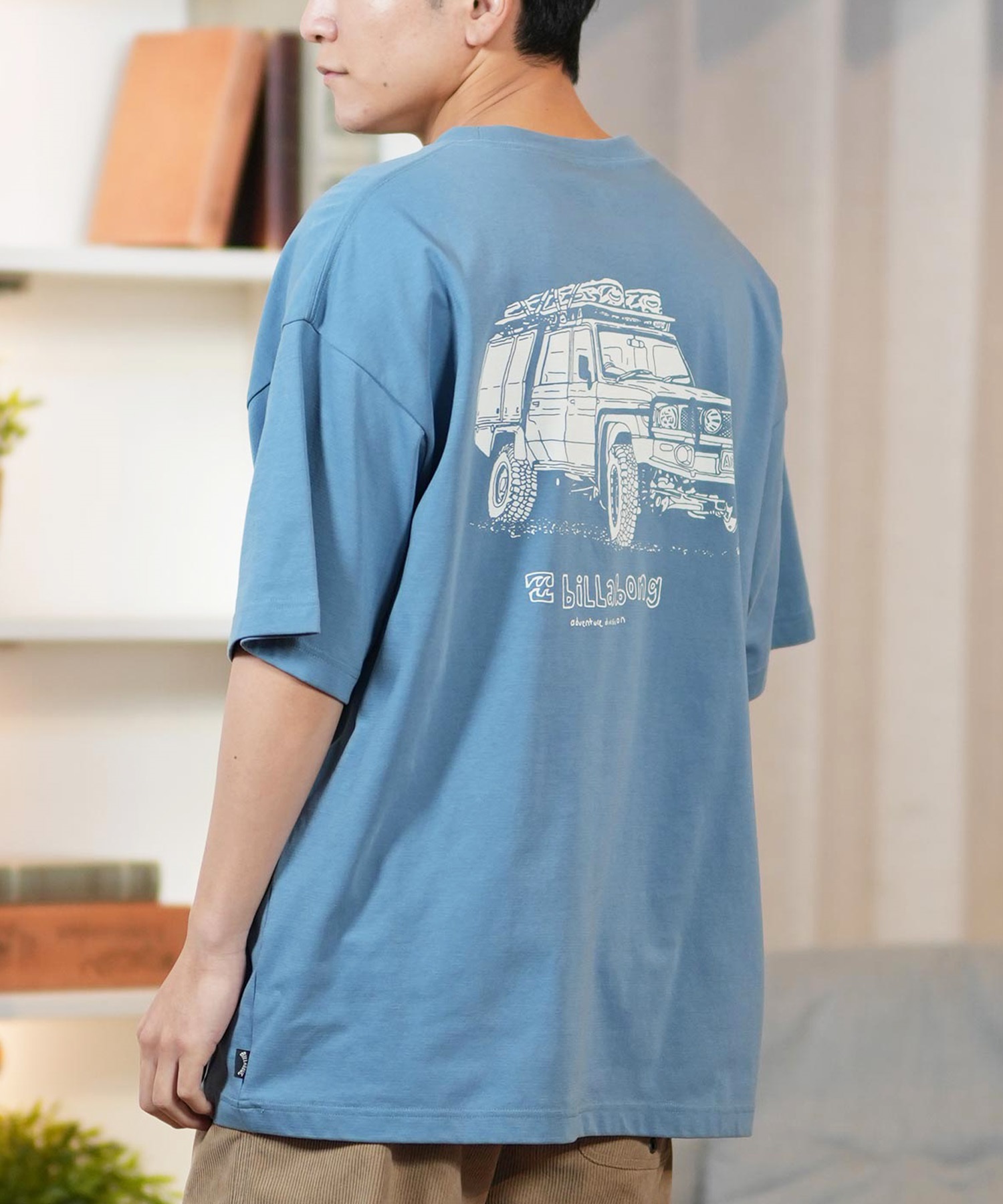 BILLABONG ビラボン 半袖 Tシャツ メンズ バックプリント UVカット