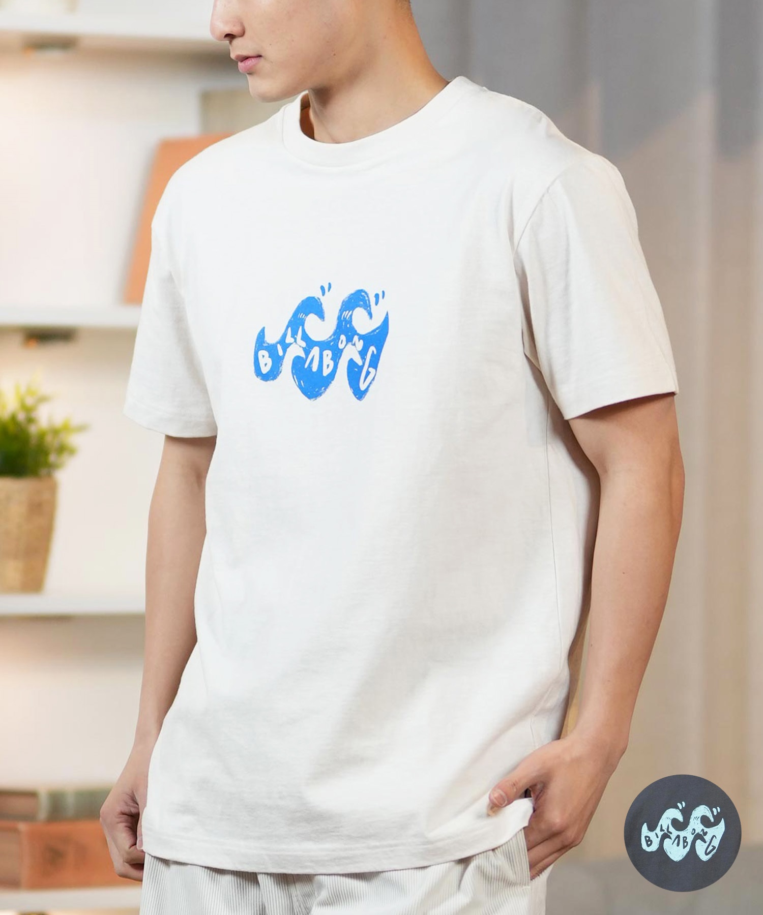 BILLABONG ビラボン 半袖 Tシャツ メンズ フロントプリント ZACK