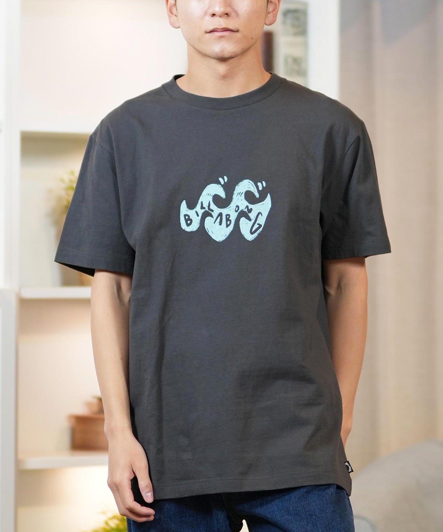 BILLABONG ビラボン 半袖 Tシャツ メンズ フロントプリント ZACK
