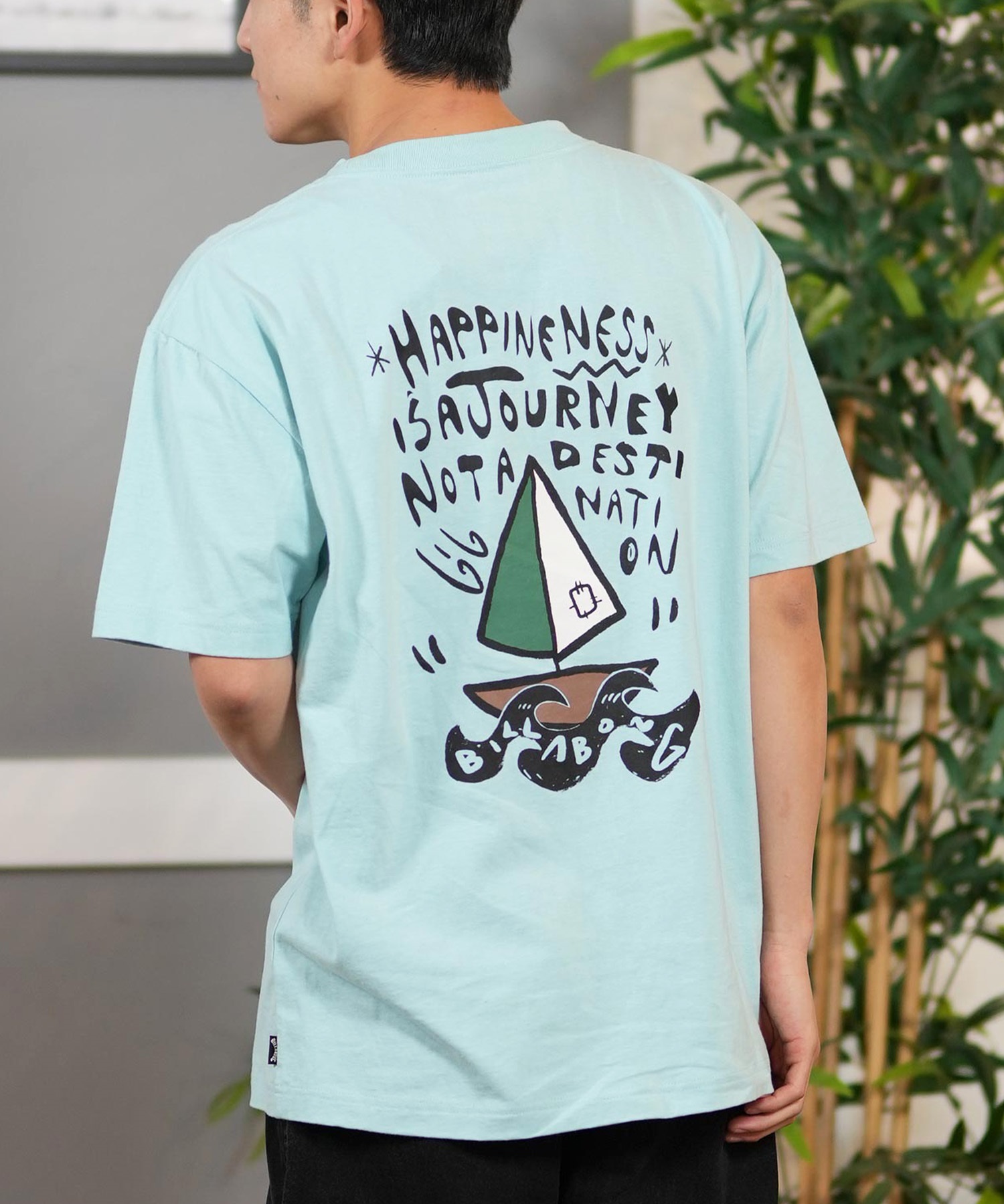 （訳ありセール 格安） BILLABONG ZACK バックプリント メンズ Tシャツ 半袖 ビラボン 小物