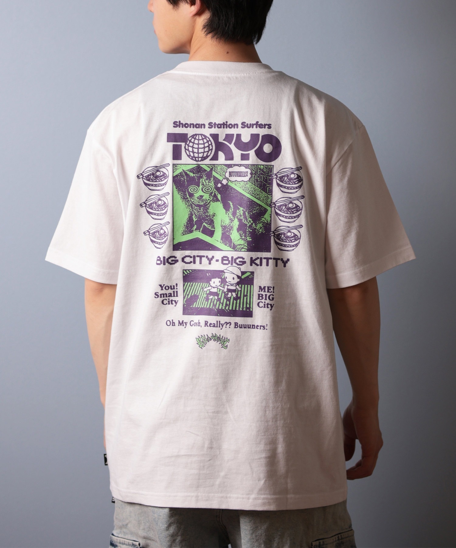 BILLABONG ビラボン 半袖 Tシャツ メンズ バックプリント TOKYO 東京