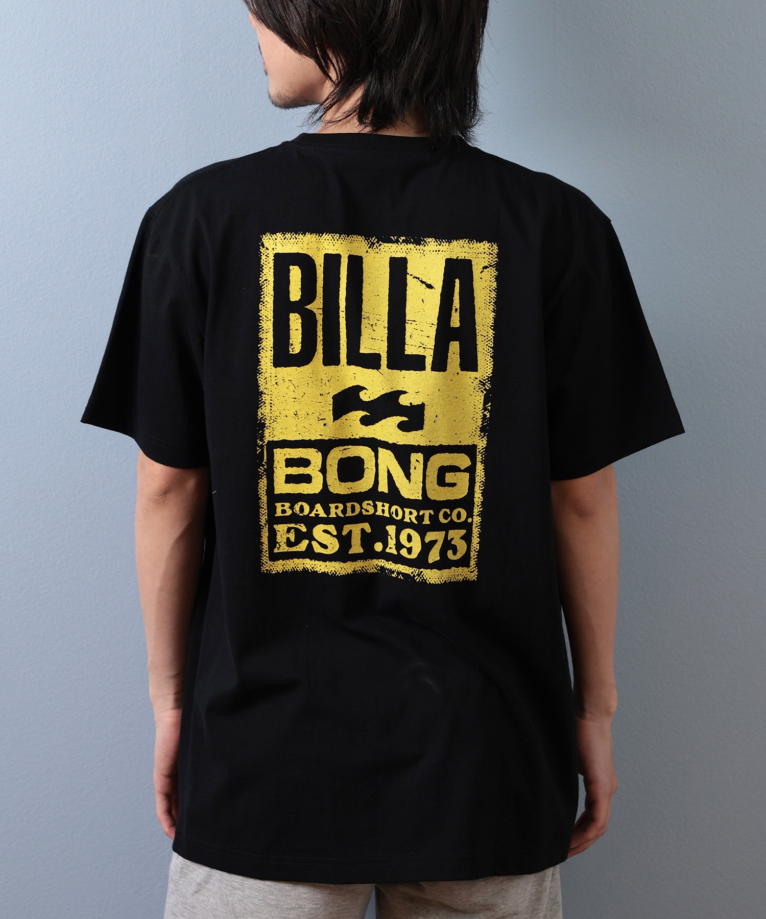 BILLABONG ビラボン 半袖 Tシャツ メンズ バックプリント ADVISORY TAG 