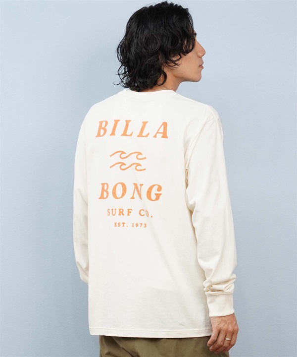 BILLABONG ビラボン 長袖 Tシャツ ロンT メンズ バックプリント ONE TIME BF012-050