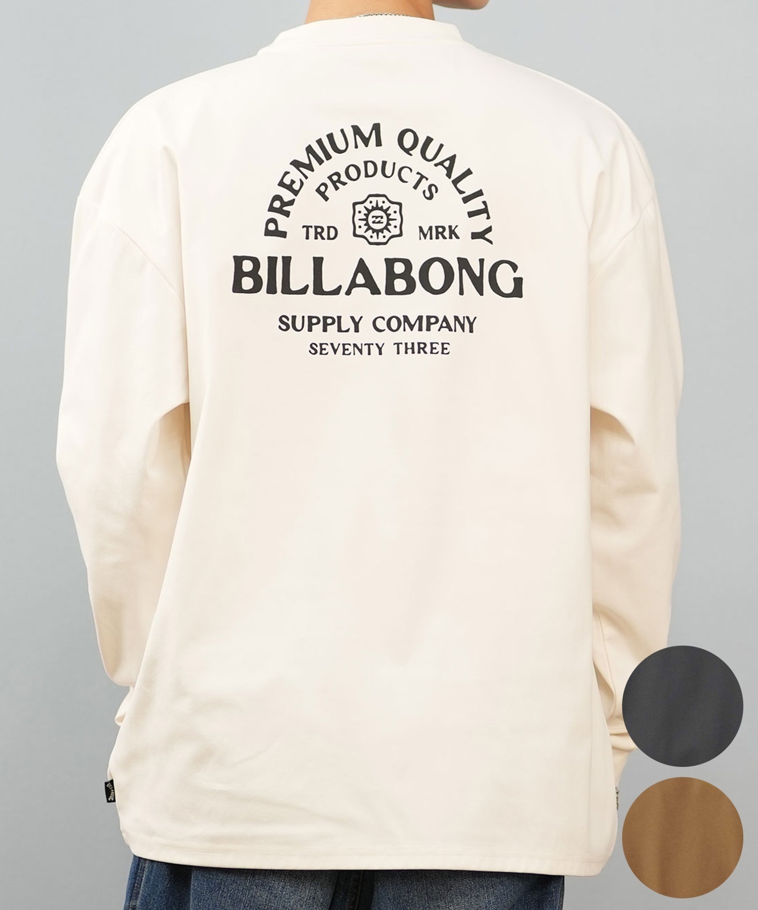 BILLABONG ビラボン 長袖 Tシャツ ロンT メンズ バックプリント 水陸