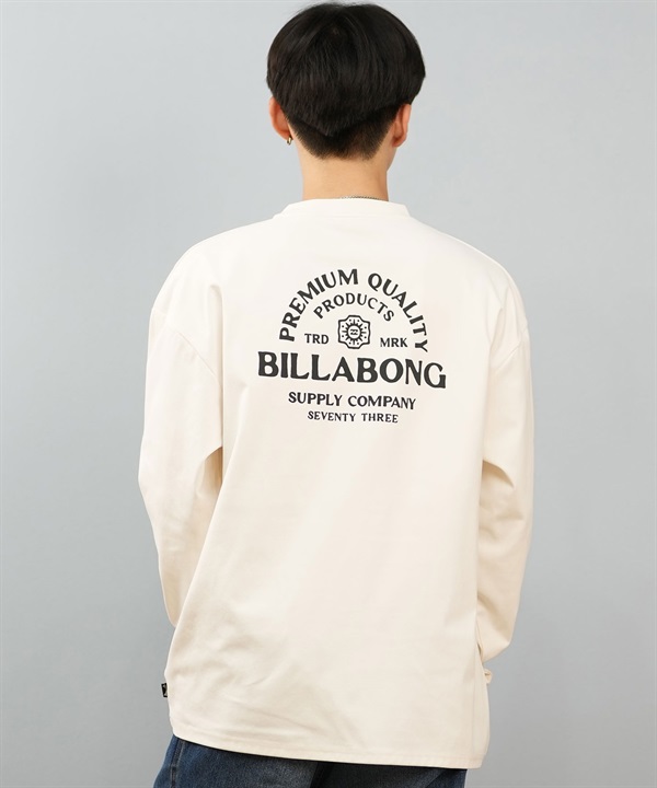 BILLABONG ビラボン 長袖 Tシャツ ロンT メンズ バックプリント 水陸両用 UVカット WARM SOFTTY LS BF012-850