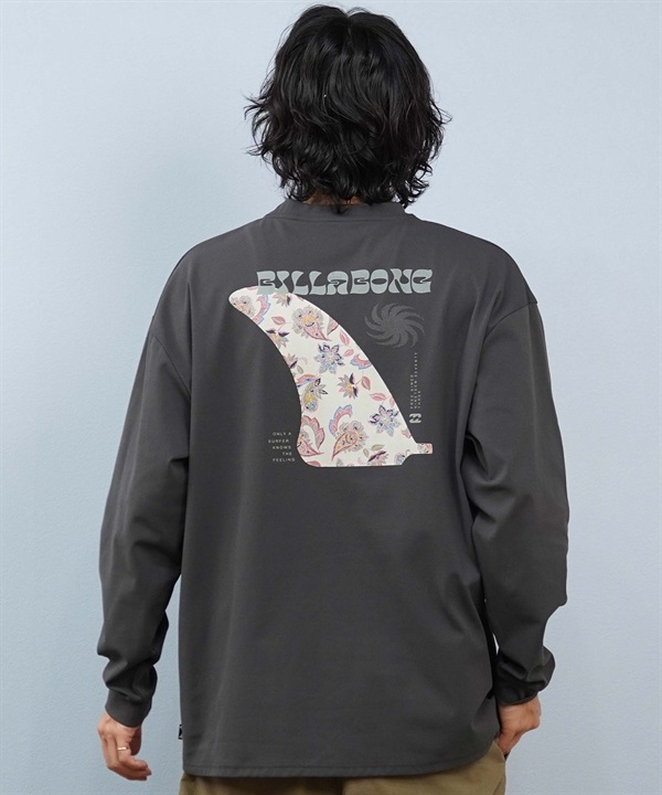 BILLABONG ビラボン 長袖 Tシャツ ロンT メンズ バックプリント 水陸両用 UVカット WARM SOFTTY LS BF012-854